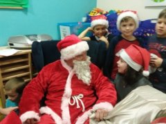 Świetlicowe Mikołajki w II a i II b