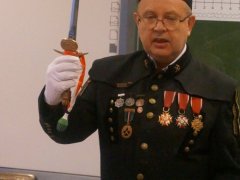 Barbórka w klasie 1e - spotkanie z górnikiem