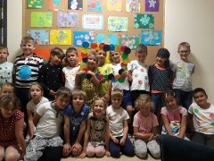 Kropkowy świat widziany oczami pierwszoklasistów