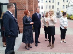 Goście z Wielkiej Brytanii z wizytą w LO IV im. Stefana Żeromskiego