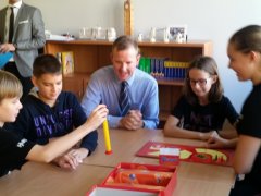 Wizyta gości ze szkół partnerskich z Wielkiej Brytanii