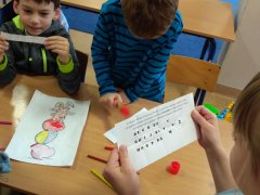 Szukamy zajączka w świetlicy Ic