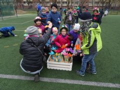 Wiosenne zawody sportowe świetlic klas 3b, 3c, 3d i 3e