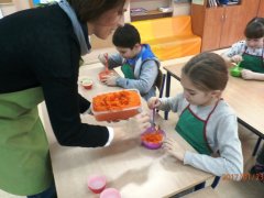 Klasa 3 na zajęciach w Akademii Żywienia