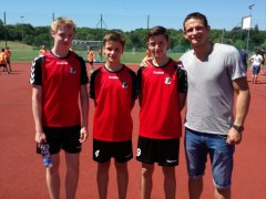 Bartłomiej Jaszka promuje piłkę ręczną we Wrocławiu