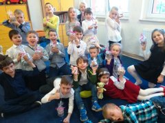 Warsztaty świecowe w klasie Ic