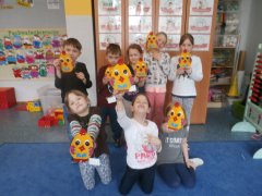 Warsztaty w klasach 1a i 1 e - Wielkanocne Ozdoby