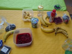 Wiosenne witaminowe koktajle w klasach 4b, 4c, 5g