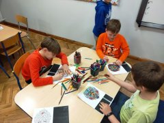 Czas na relaks w świetlicy 2E