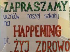 Happening ,,Żyj zdrowo i kolorowo”