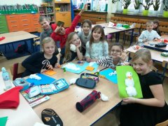 Mikołajki w świetlicy klasy 3a