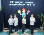 XV Miejski konkurs matematyczny